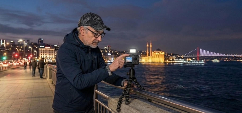 Aksiyon Kamerası İle Gece Çekimi Nasıl Yapılır? | Düşük Işık Rehberi