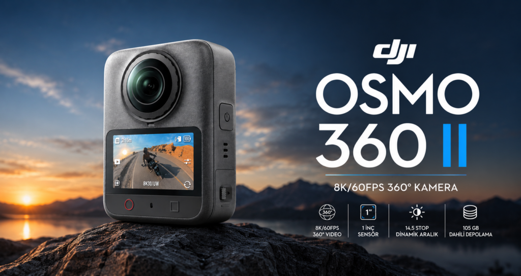 DJI Osmo 360 II İncelemesi: 8K 360° Görüntüde Yeni Bir Çağ mı Başlıyor?